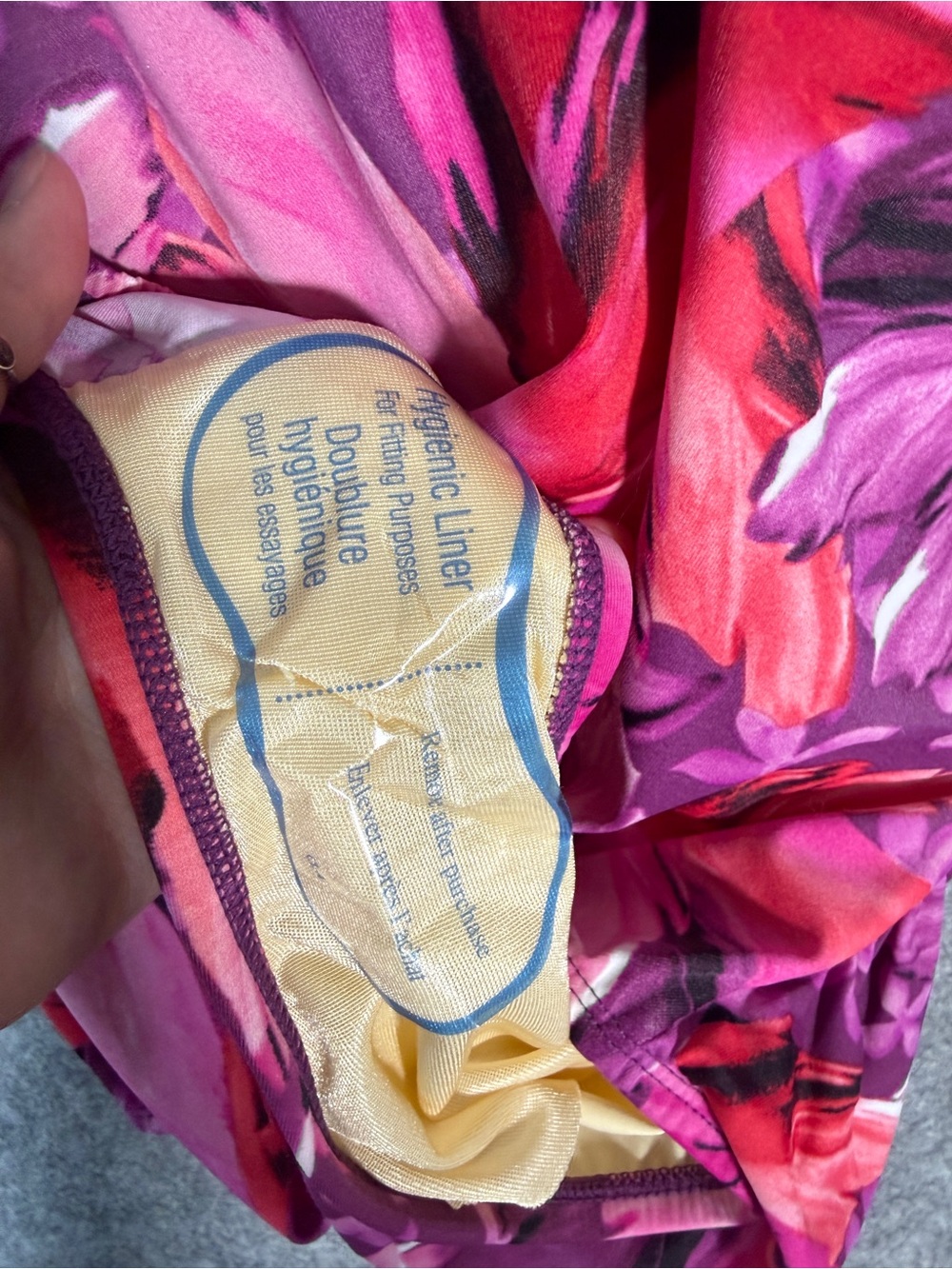 NWT Kirkland by Miraclesuit Pink Abstract Swim Suit Slimming 14 - Picture 4 of 6